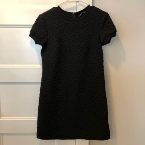 Zara black midi dress